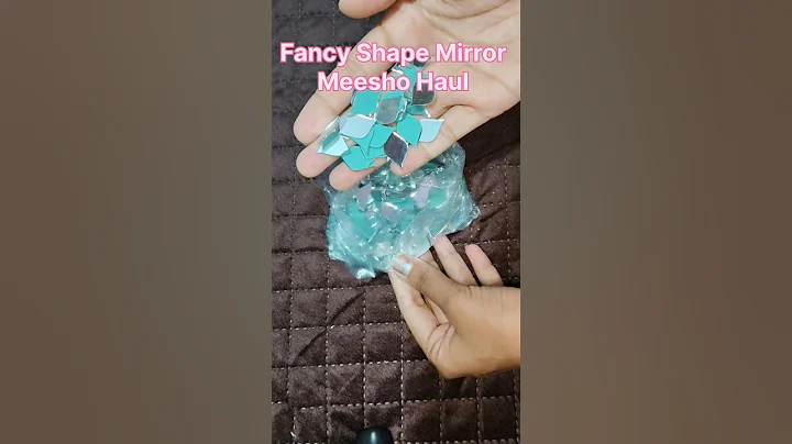 Meesho Haul Fancy Shape Mirror / Craft Mirror #diy #mirrors #meesho #haul #shorts #yt #youtube