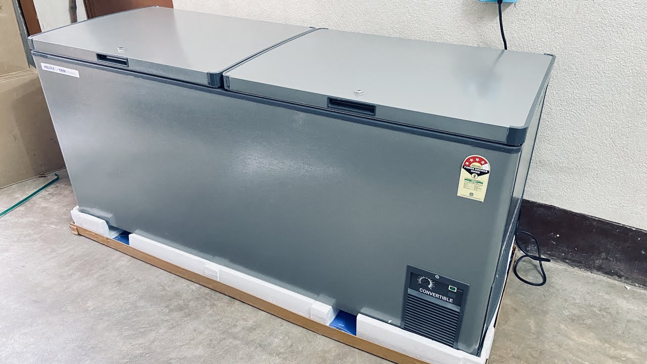 Unboxing of Voltas Convertible Deep Freezers Double Door 500L 4 Star #voltas #deepfreezer #unboxing