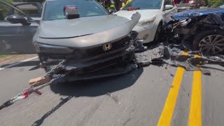 Winston-Salem police investigate crash on Oak Summit Road