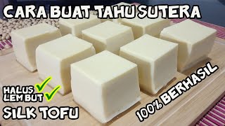 Cara Buat tahu Sutera / Silk Tofu, Tekstur Halus sekali , 100% berhasil screenshot 4