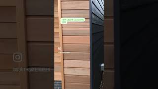 Cedar Cladding, Weathered Vs. New