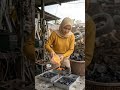 membuat paving blok berpola lava meleleh #AI #satisfying #diy #oddlysatisfying #recycle
