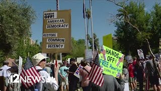 Thousands gather at Arizona State Capitol for 'Hands Off' Protest