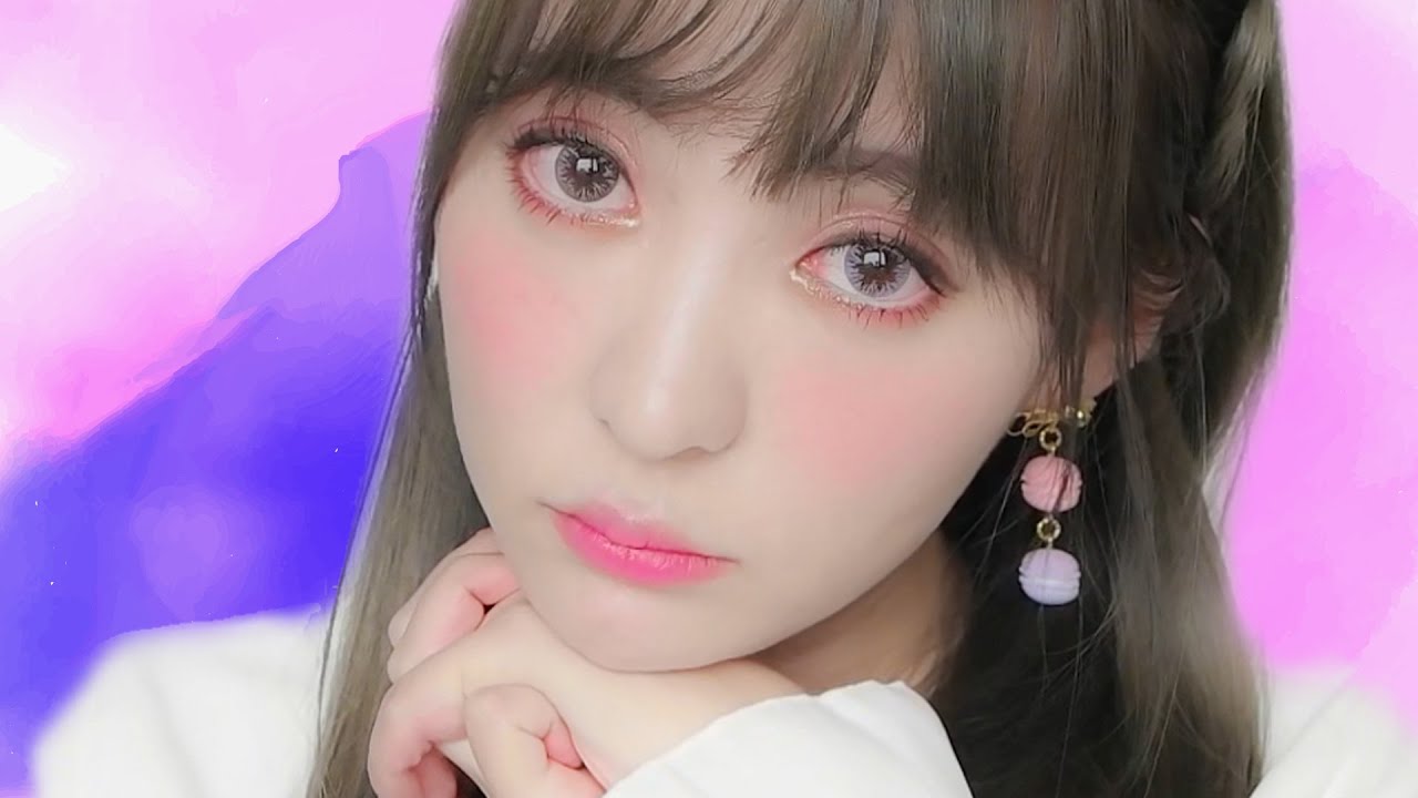 퍼플 마카롱 메이크업