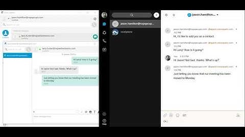 NextPlane Demo - Cisco Webex Teams & Cisco Jabber One-to-One Chat