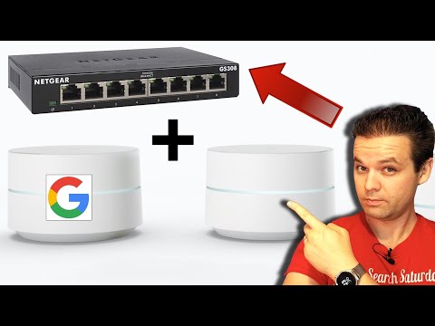 Google WiFi  - Get More Ethernet Ports with a Netgear Unmanaged Network Switch
