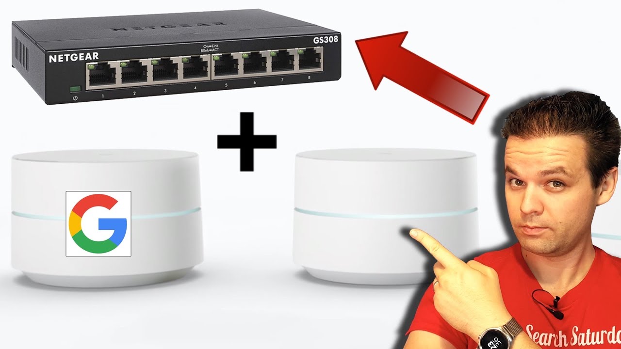 Google WiFi - Get More Ethernet Ports with a Netgear Unmanaged Network