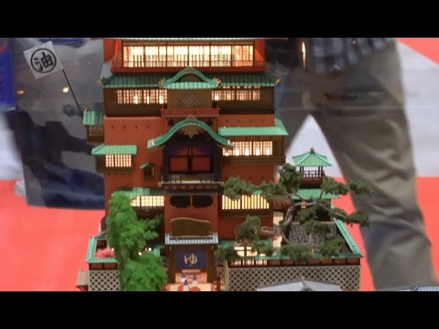 千と千尋の神隠し油屋ジオラマ模型 - YouTube