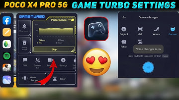 Poco X4 Pro 5G Game Turbo Settings ✅| Game Turbo Xiaomi Poco X4 Pro Game Turbo 7.2 Voice Changer