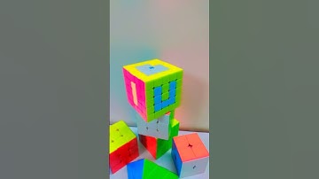 I ❤️ U Pattern On 5x5 Cube || #shorts #cube.