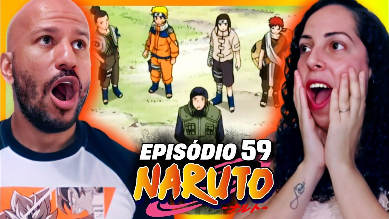 O RETORNO DA PROVA CHUNIN! NARUTO CLÁSSICO EP 59 [REACT E ANÁLISE]