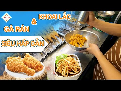 Video Cách làm gà rán, khoai lắc cho các tiệm gà rán! | Máy... - youtube
