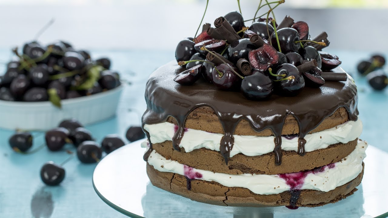 Black Forest Cake Recipe | Home Cooking Adventure