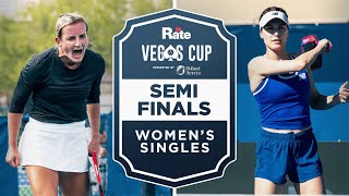 Kate Fahey v Genie Bouchard at the Rate Vegas Cup presented by Holland America