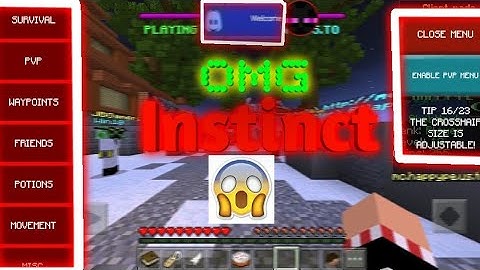 BEST HACK CLIENT IN MCPE 120+ Modules! | Instinct v1.2.1 |1.8| Aimbot , Reach , X-ray and much more