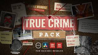 True Crime Pack for Davinci Resolve
