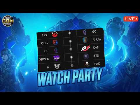 🔴 OFFICIAL CDM TOURNAMENT WATCH PARTY! | DAY 9 LIVE 🏆 #codm #cdm #watchparty #shortsfeed #roadto500