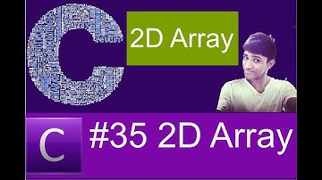 #35 How to Use 2D array in C language  (Hindi/Urdu) | Shubham Jangid