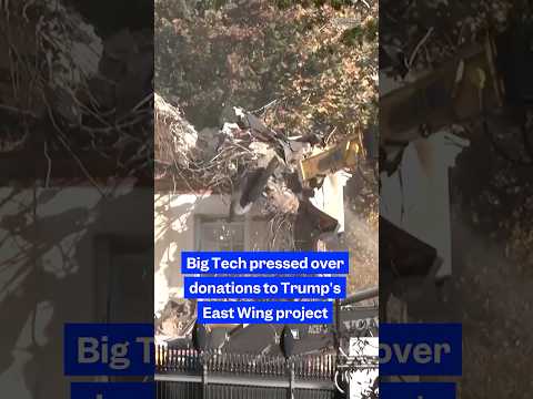 Big Tech is under fire for funding #Trump’s $300 million #EastWing project.
