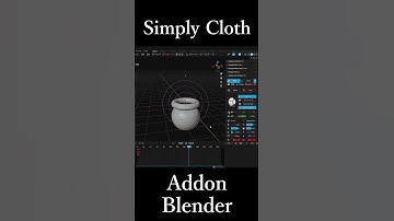 Blenderのアドオン「Simply Cloth」の紹介動画です。概要欄にURLがあります。#blender #addon #simplycloth