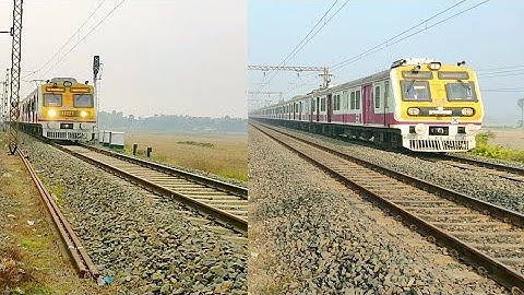 [5In1] Beautiful Barddhaman to Howrah Main Line EMU Local Trains in Full Speed Skipping out