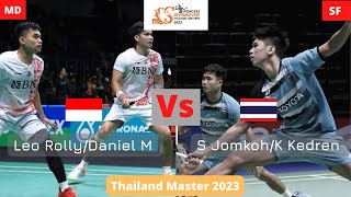 Leo Rolly/Daniel Martin vs Supak Jomkoh/Kitipong Kedren | SF Thailand Master 2023