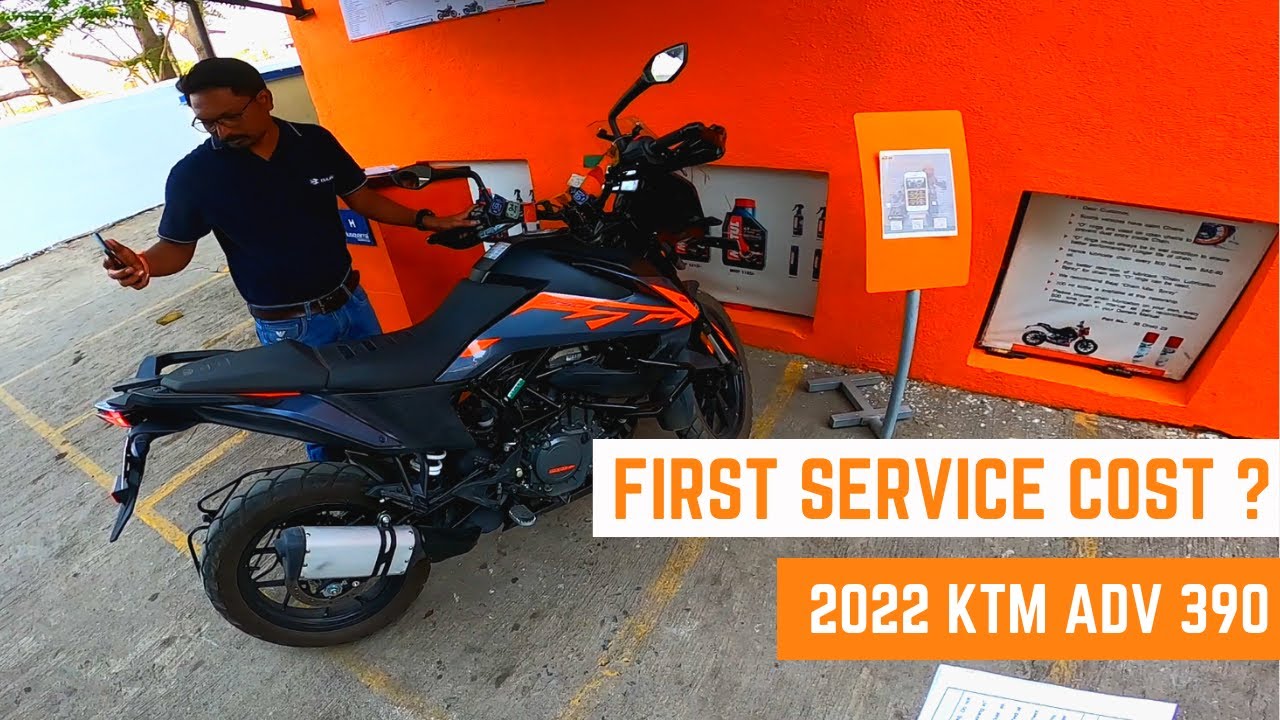 Service Cost of 2022 KTM Adventure 390 