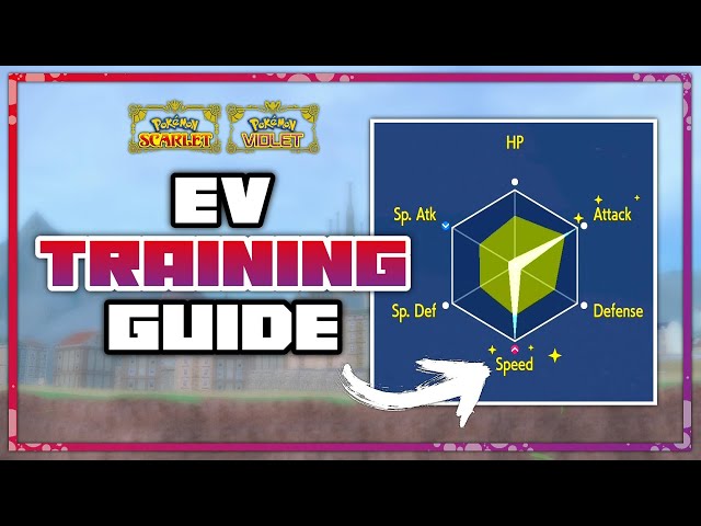 FAST EV TRAINING LOCATIONS IN POKEMON SCARLET AND VIOLET 