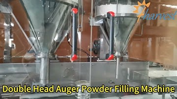 Double Head Powder Auger Filling Machine: High-Speed Dual Filling System for Powders