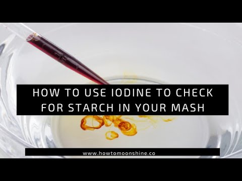 How to use Iodine to check for mash conversion - YouTube