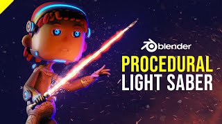 Light Saber in EEVEE │Blender 2.8x VFX Tutorial