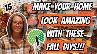 15 FALL DIYs Make your home look AMAZING this FALL using Dollar Tree products