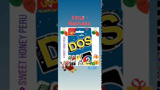 DOS - Juego De Cartas - Original - Sellado - Mattel FRM36 - UNO Juego de Cartsa - Navidad