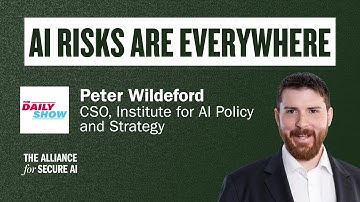 Peter Wildeford spreekt in de Daily Show over de gevaren van AI
