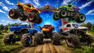 5 Monster Trucks vs Portal Trap  BeamNG.drive - Monster Truck Crashes #149 screenshot 5
