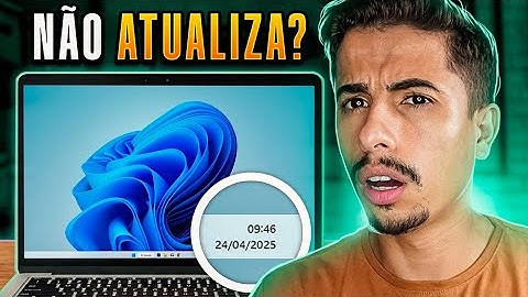 DATA E HORA DO PC ou NOTEBOOK NÃO ATUALIZA? APRENDA RESOLVER em 2025!