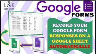 Google Forms | How to Record Responses from a Google Form to a Google sheet |Tech-Fusion Tutorial 10