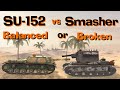 Wot blitz face off  su152 vs smasher