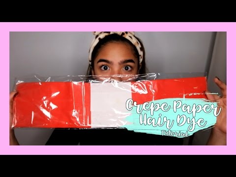 Tutorial per tingere i capelli con carta crepata | Andrea B.