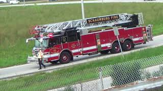 Rollover Truck Crash Route 53 and Algonquin Rd Rolling Meadows