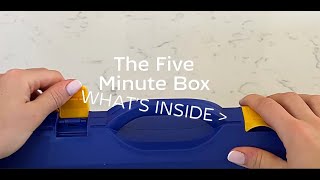 What's Inside the Five Minute Literacy Box?