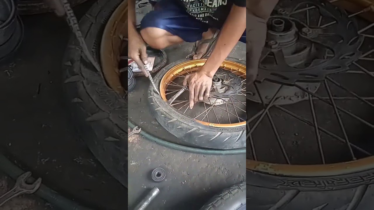 cara congkel ban motor