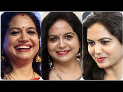 Sunitha aunty closeup face || singer Sunitha cute face closeup 😘😍 || actress closeup views