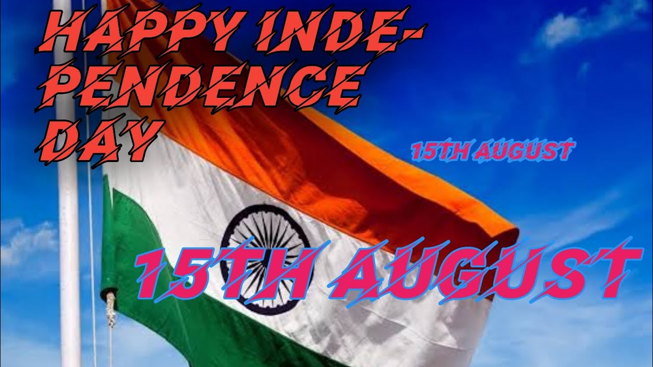 Happy Independence Day 15th August tiranga 
