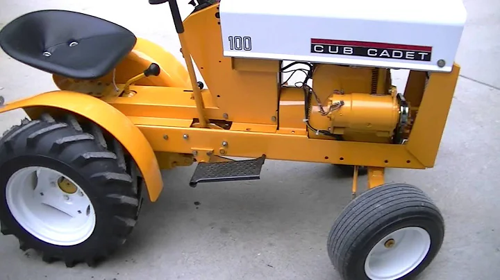 Restored 1965 Cub Cadet 100!