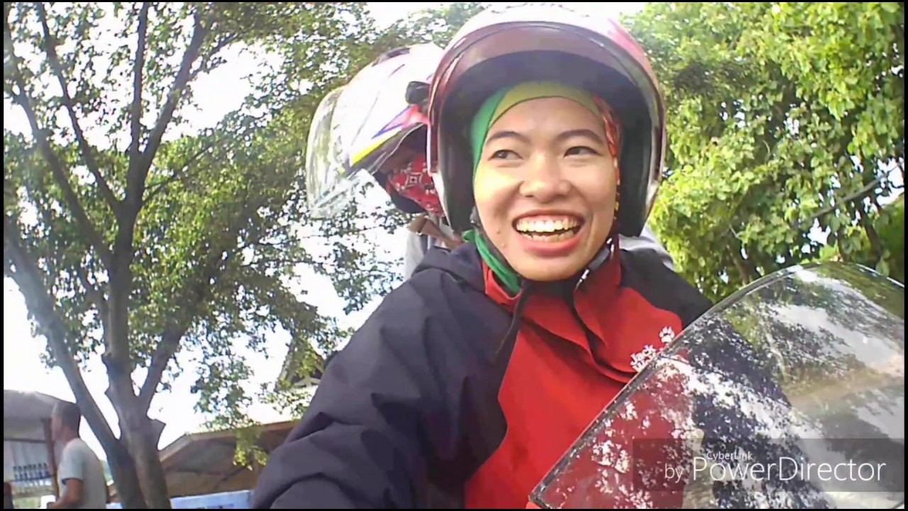 Hijab  biker R15 lady biker emak kekinian pakai motor sport 