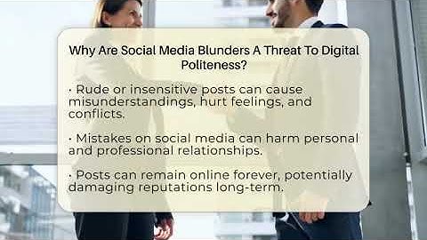 Why Are Social Media Blunders A Threat To Digital Politeness? - Everyday-Networking