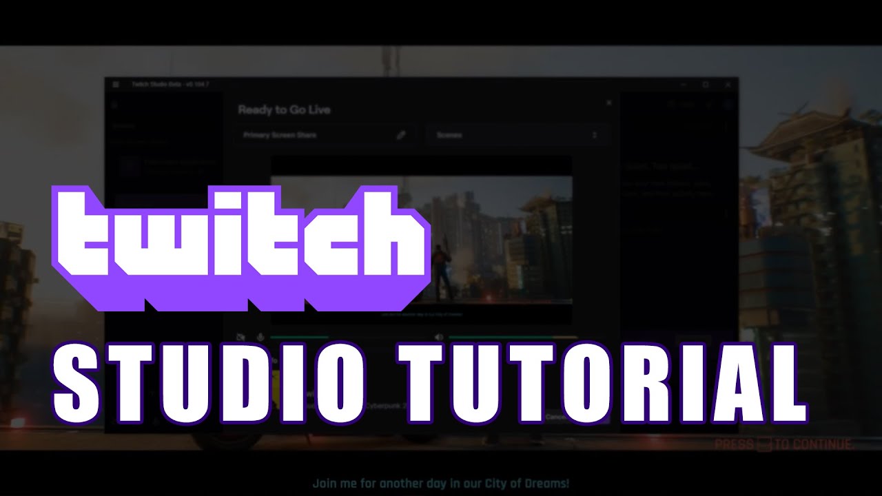 Getting Started with Twitch Studio