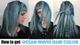 How to get Ocean Waves Hair Color