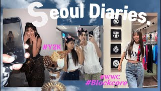 Vlog ☁️ 시미헤이즈 팝업 ▪︎ 한남동 디저트 맛집 ▪︎ 블록코어룩 (Ft. 여자월드컵 응원전) ▪︎ 마케팅 스터디 Y2K